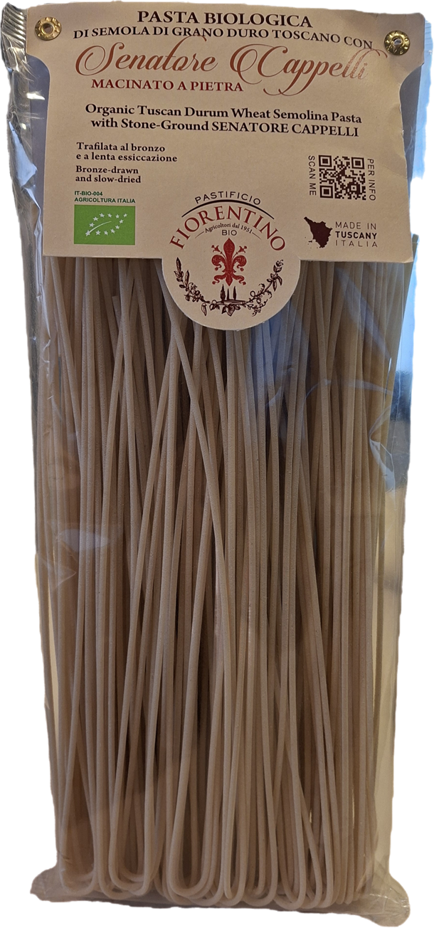 Toscansk pasta Capellini hvid ØKO 450 g.