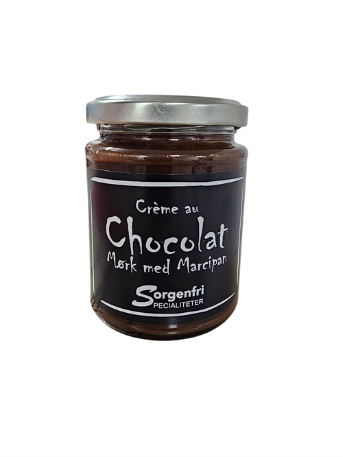 Belgisk Chokoladecreme, Mørk m. marcipan 250g