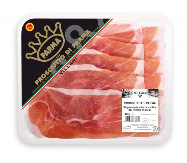 Villani Prosciutti Di Parma 100g - Parmaskinke 