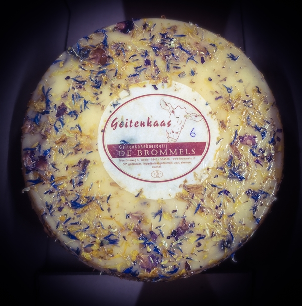 Gedegouda m. blomster 180g/STK