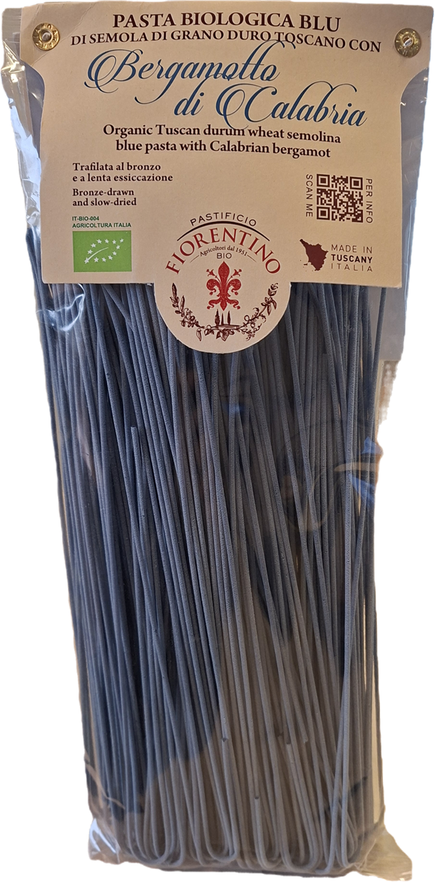 Toscansk pasta Capellini sort ØKO 400 g.