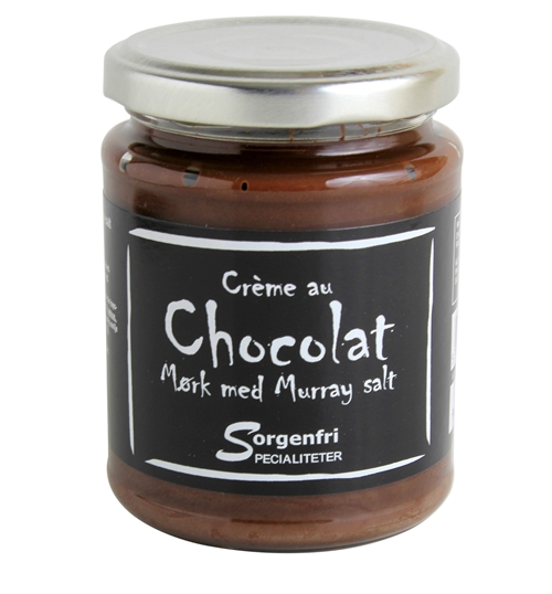 Belgisk Chokoladecreme, Mørk m. salt 250g.