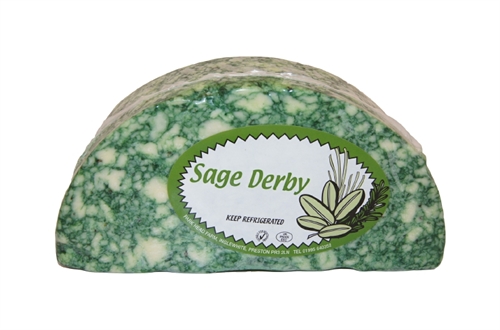 Cheddar Sage Derby, Salvie 1kg/stk